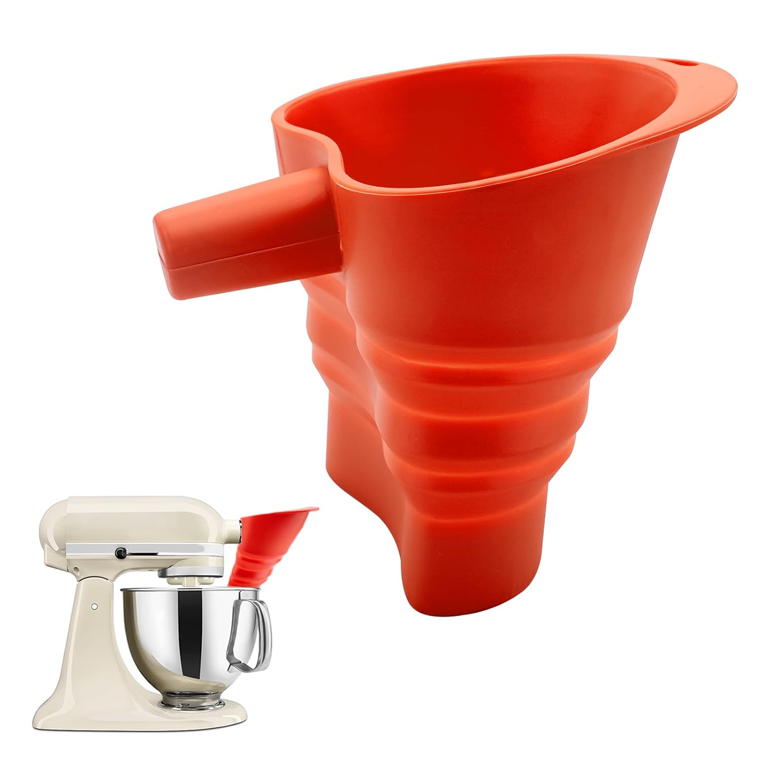 Kitchen Aid Baking Mixer - Corong Tepung Silikon Bebas BPA Food