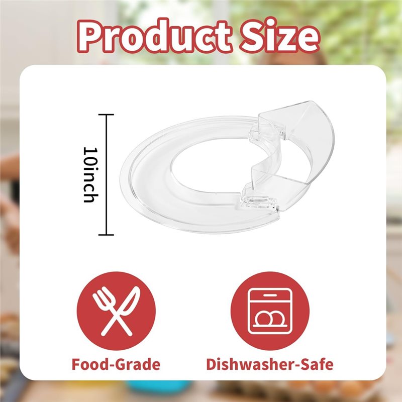 Kitchen Aid Baking Mixer - Pelindung Percikan BABZ dengan Corong Tuang
