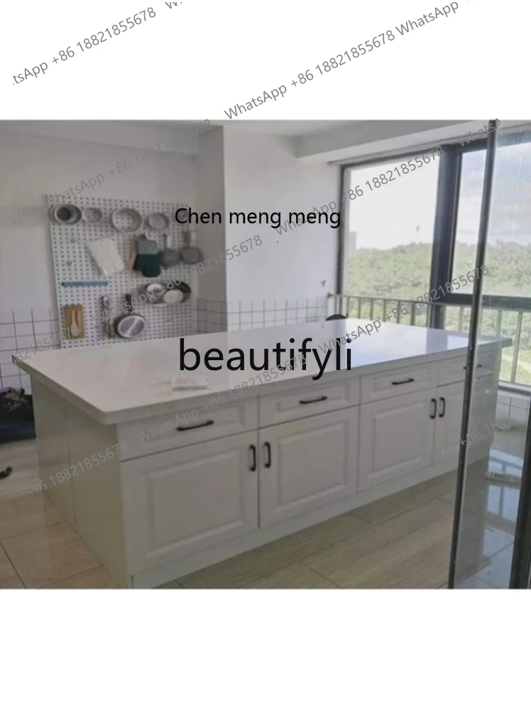 Kitchen Baking Island - Meja kerja untuk memanggang, konsol kue