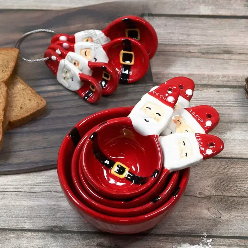 Kitchen Baking Kit - Set sendok ukur Natal 4 buah,