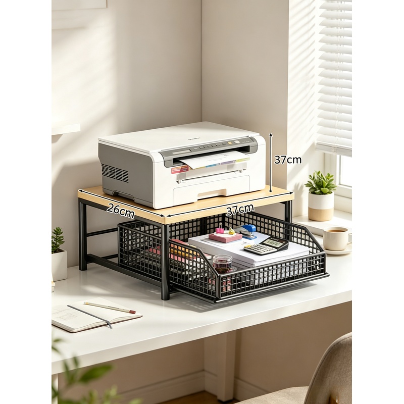 Kitchen Baking Drawer - Rak Microwave Vertikal dengan Laci &