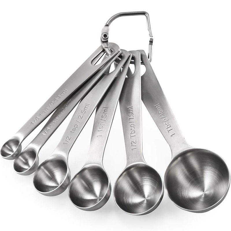 Kitchen Baking Kit - 6 Buah Set Sendok Ukur Baja