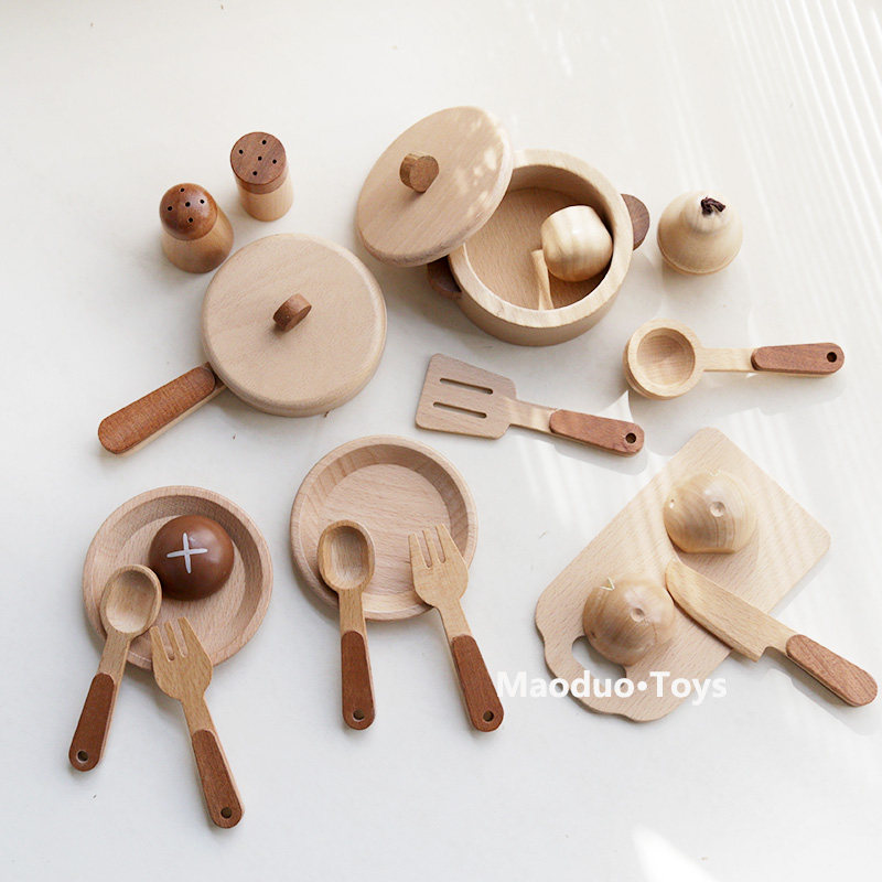Kitchen Baking Kit - Mainan Dapur Kayu Beech Maoduo untuk