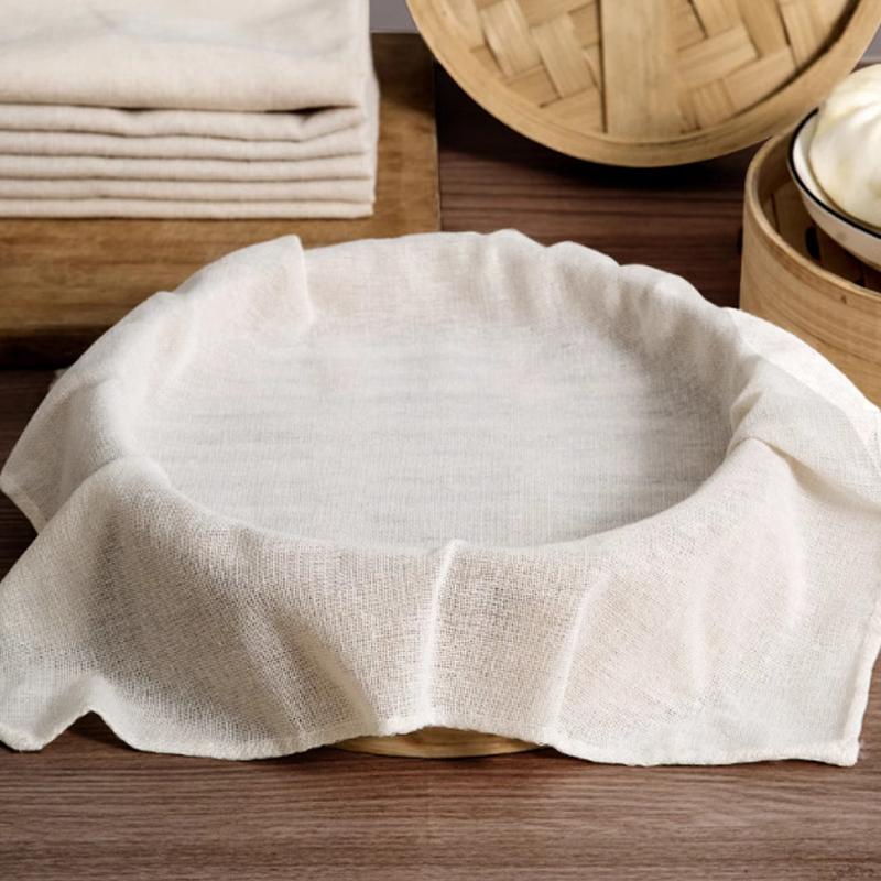 Kitchen Baking Drawer - 3 Buah Kain Kukusan Katun Murni
