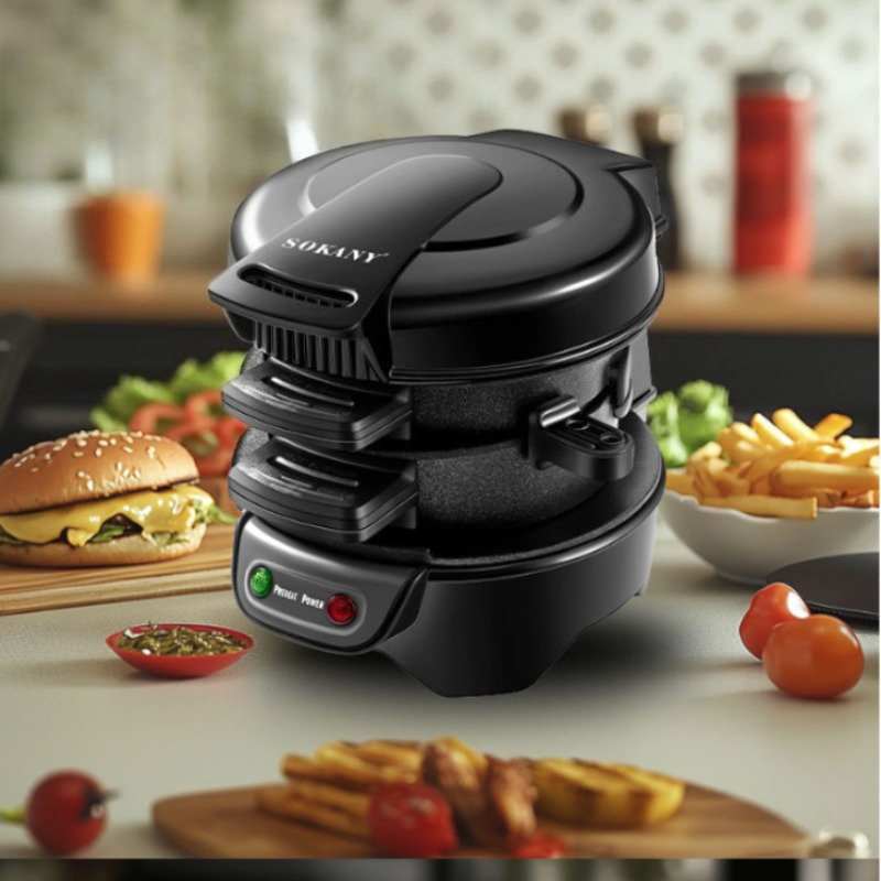 Kitchen Baking Machine - Mesin Pembuat Burger Sandwich Mini Elektrik