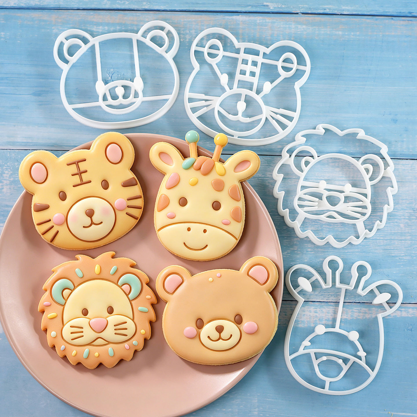 Kitchen Baking Kit - 4 Buah Set Pemotong Kue Bentuk
