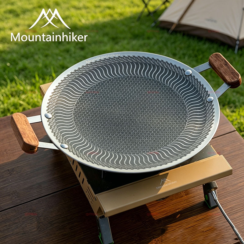 Kitchen Baking Ware - Mountainhiker Wajan BBQ Anti Lengket Baja