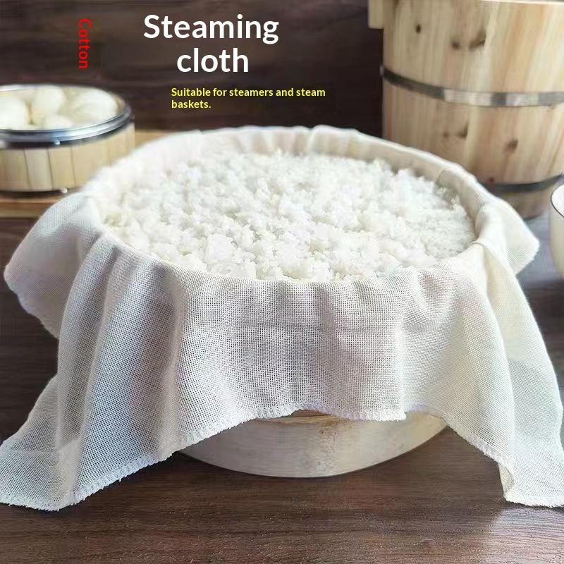 Kitchen Baking Drawer - 3 Buah Kain Kukus Katun Murni