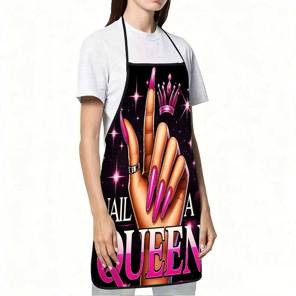 1 Apron Bertema Seni Kuku yang - Kitchen Baking Ideas ulasan dan harga