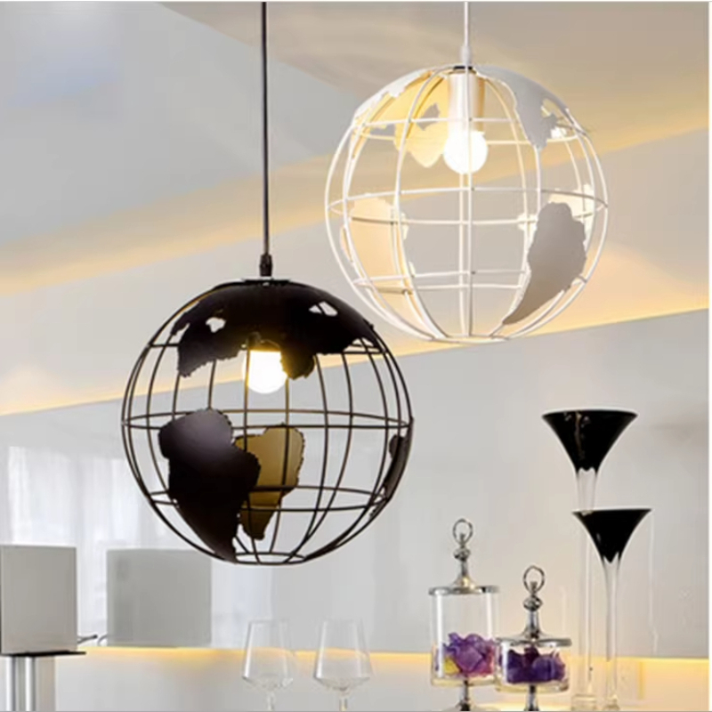 Lampu Gantung Bola Dunia Logam - Kitchen Baking Island ulasan dan harga