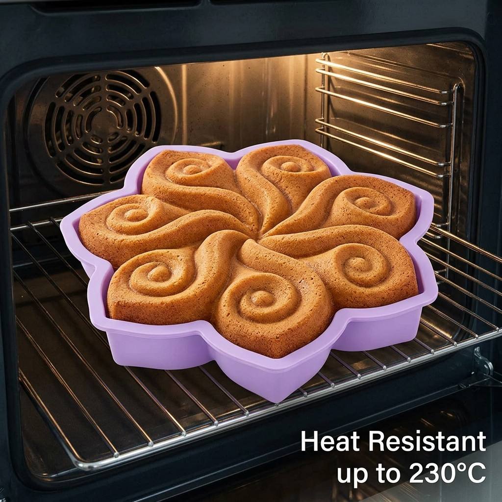 Cetakan Kue Silikon Bunga Besa - Kitchen Baking Ware ulasan dan harga