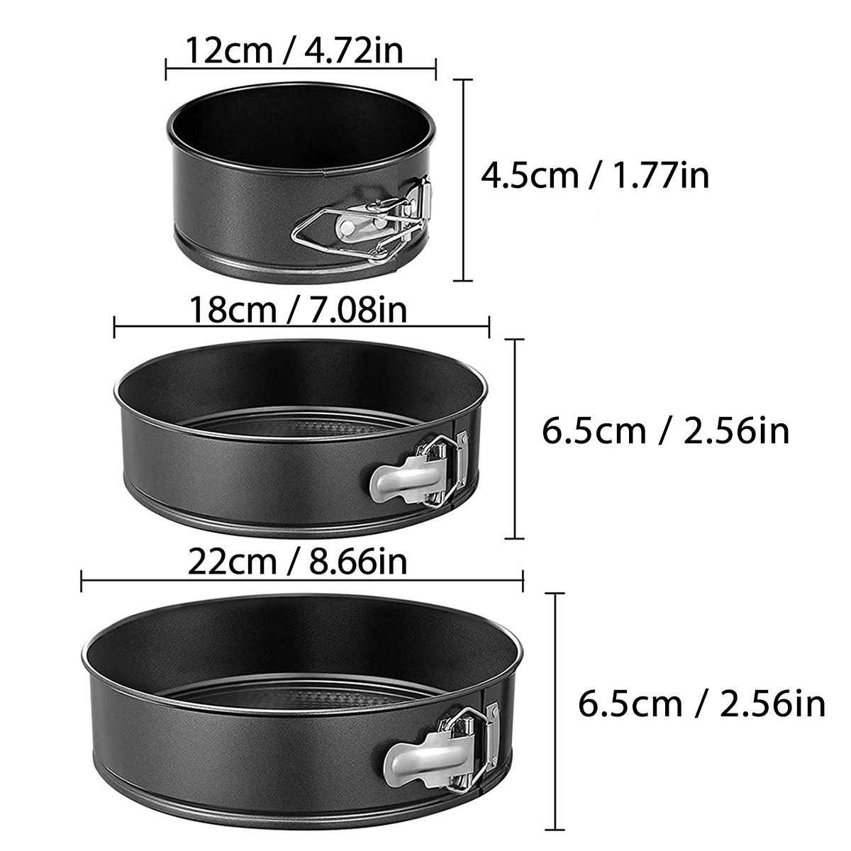 1 buah, 3 buah Set loyang kue, - Kitchen And Baking Equipment ulasan dan harga