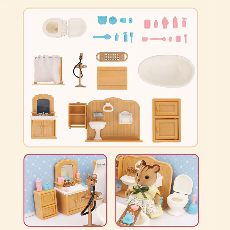 Miniatur rumah boneka kotak ha - Kitchen Queen ulasan dan harga