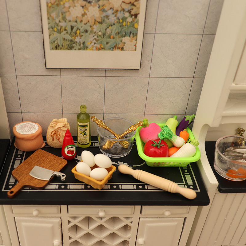 1/12 Kit Peralatan Dapur Minia - Kitchen Baking Kit ulasan dan harga