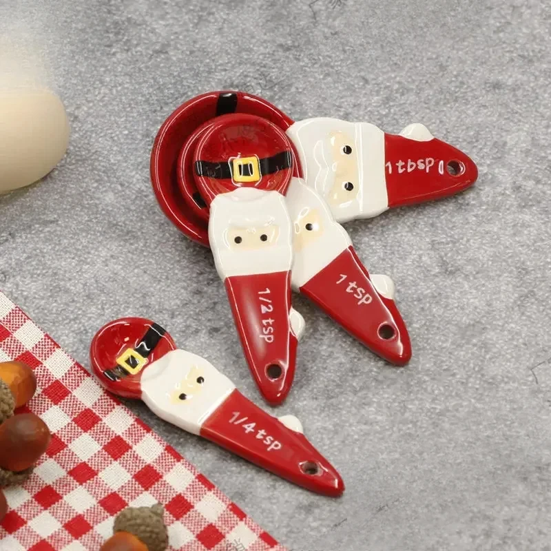 Set sendok ukur Natal 4 buah,  - Kitchen Baking Kit ulasan dan harga