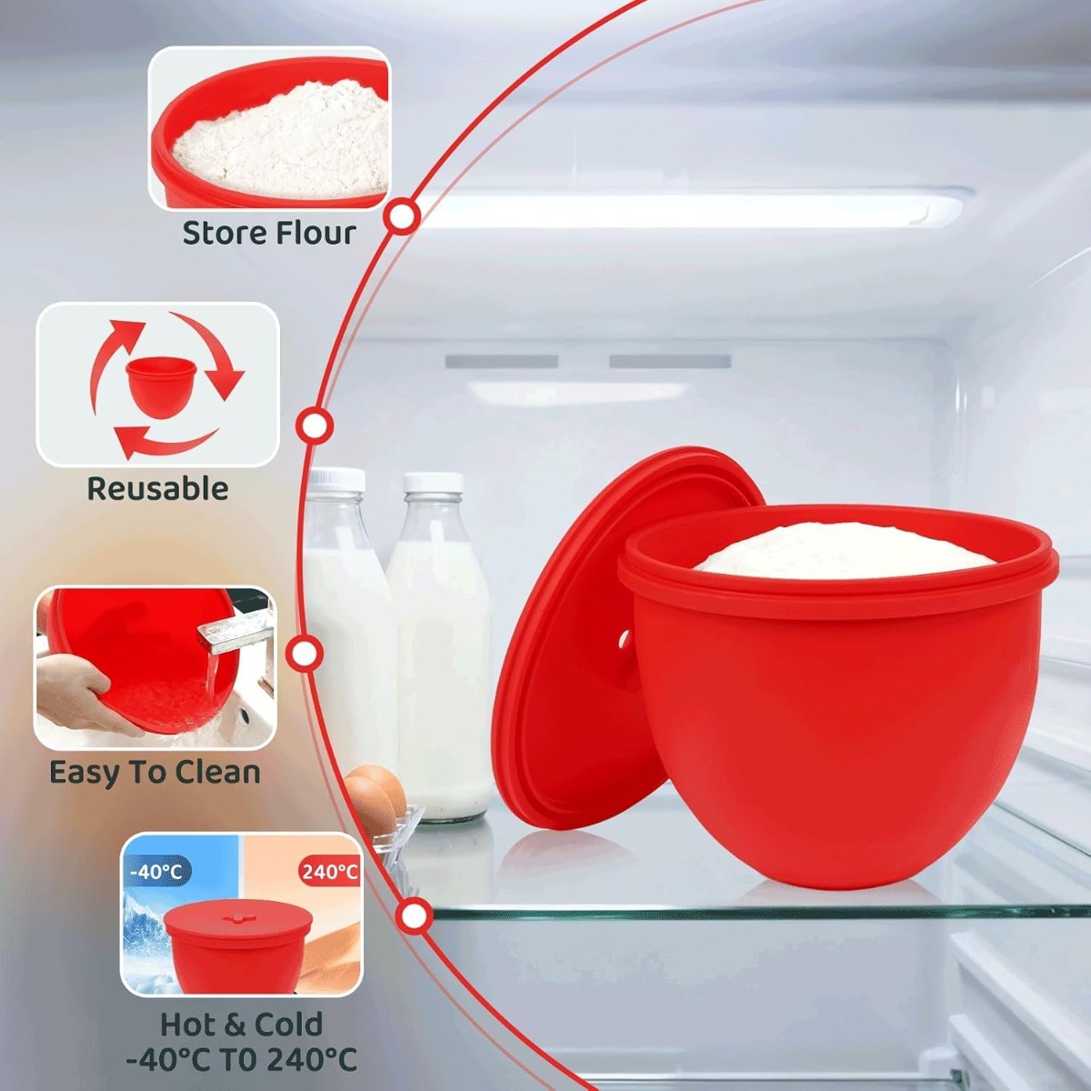 Penutup Mangkuk Mixer Silikon  - Kitchen Aid Baking Mixer ulasan dan harga