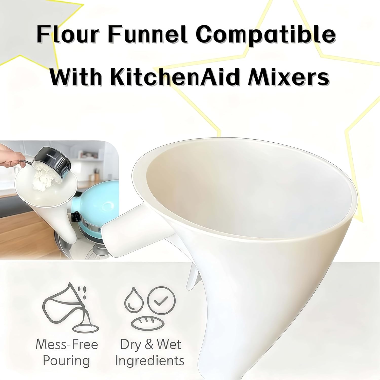 Mixer Adonan Tepung untuk Mixe - Kitchen Aid Baking Mixer ulasan dan harga