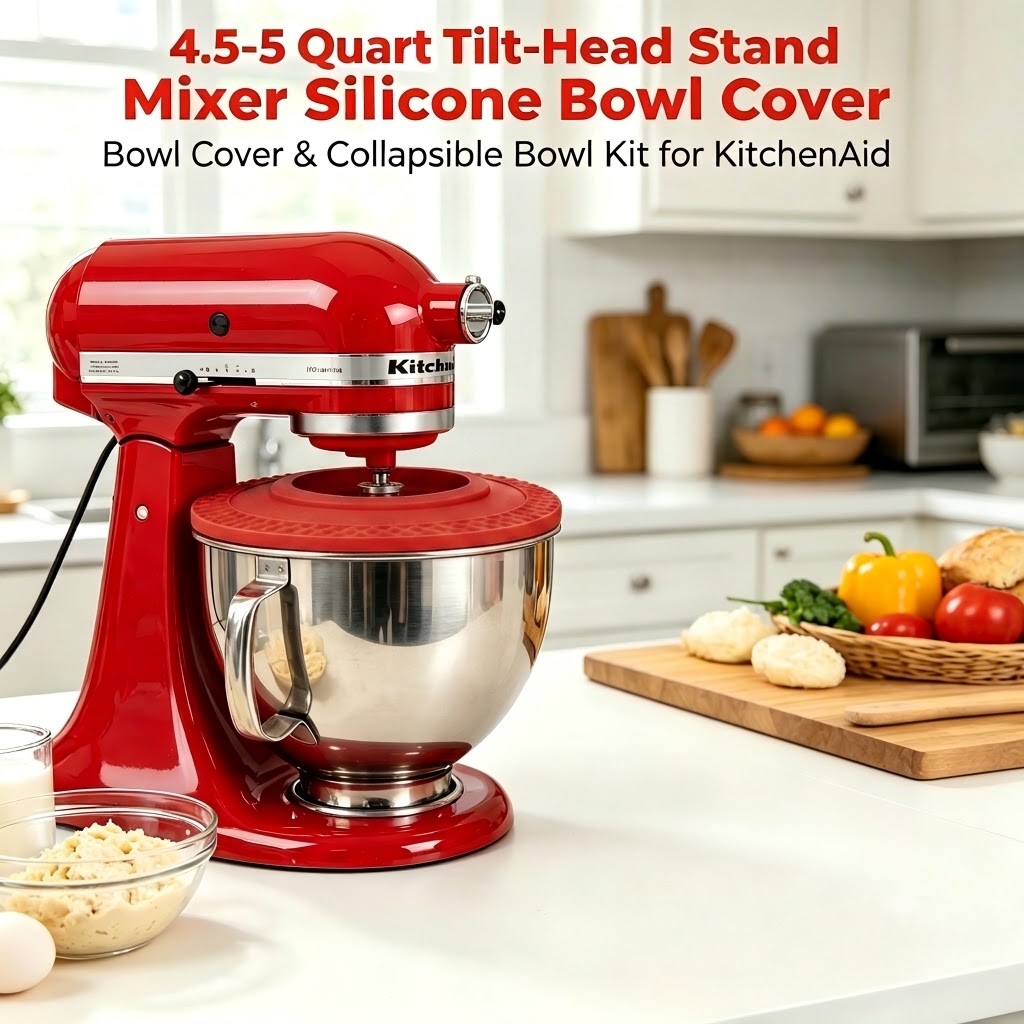 Tutup Mangkuk Silikon Anti Tum - Kitchen Aid Baking Mixer ulasan dan harga