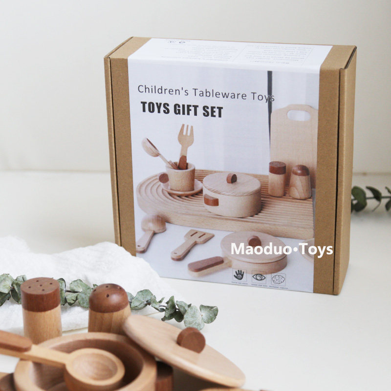 Mainan Dapur Kayu Beech Maoduo - Kitchen Baking Kit ulasan dan harga