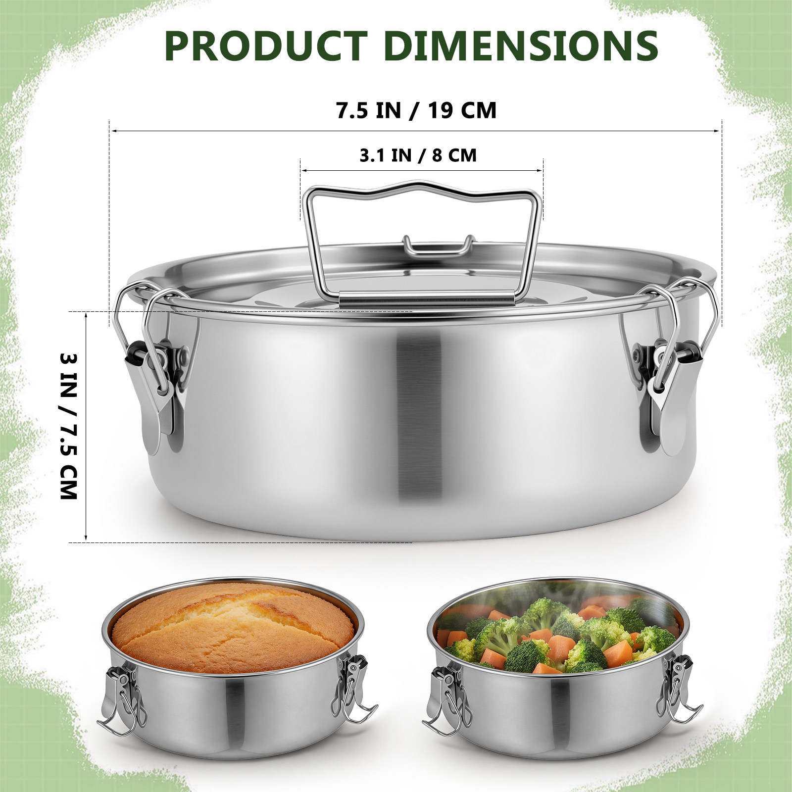 Cetakan Kue Flan dengan Tutup, - Kitchen Baking Ware ulasan dan harga