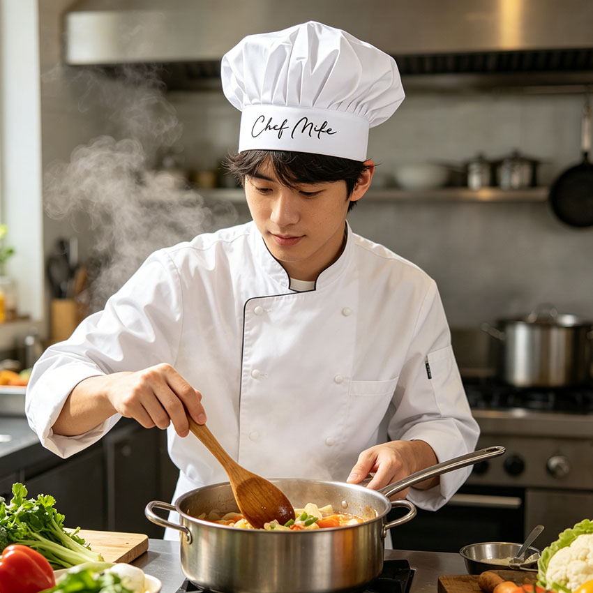Topi Koki yang Dapat Disesuaik - Baking In Kitchen ulasan dan harga