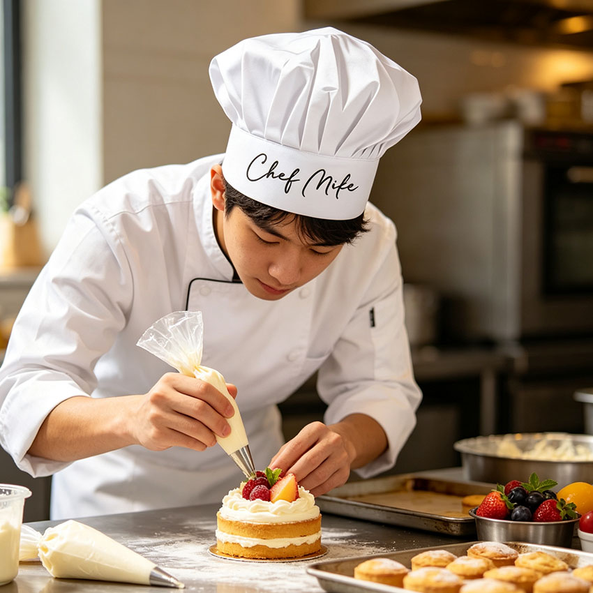 Topi Koki yang Dapat Disesuaik - Baking In Kitchen ulasan dan harga