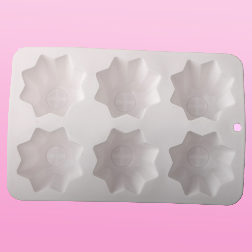 Cetakan kue silikon 6 sel 8-su - Kitchen Baking Corner ulasan dan harga