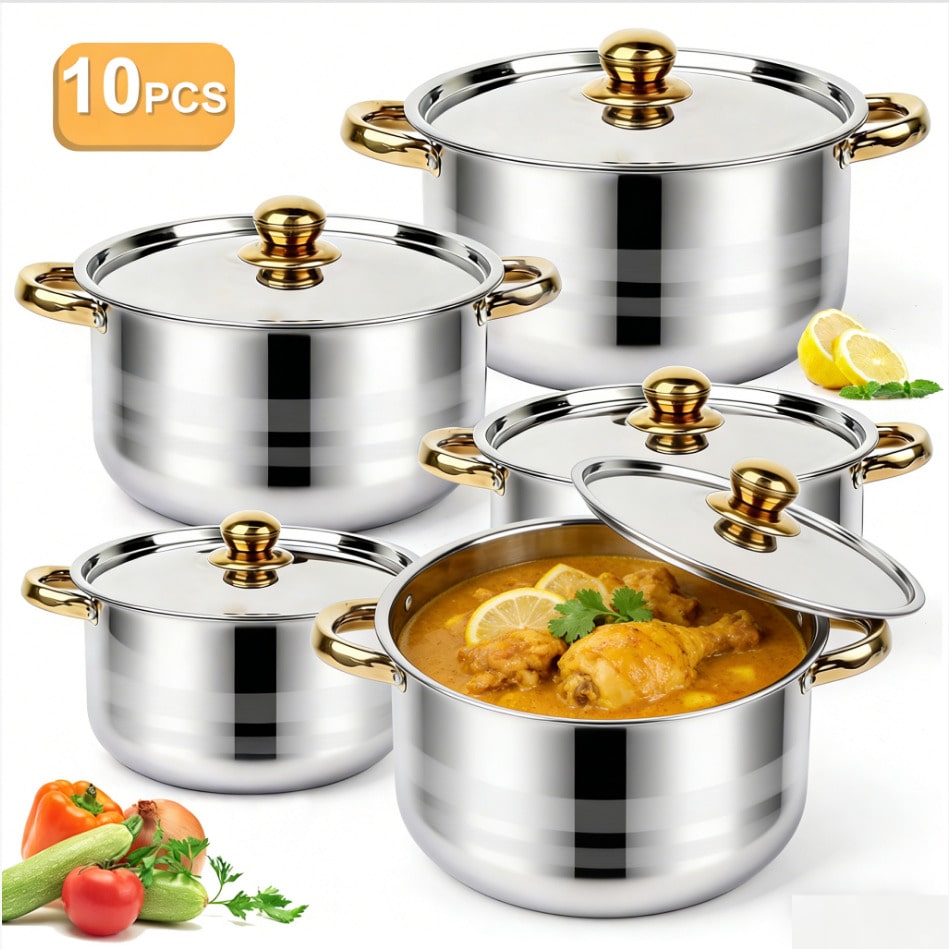 Set Panci Stainless Steel Mode - Kitchen Baking Kit ulasan dan harga