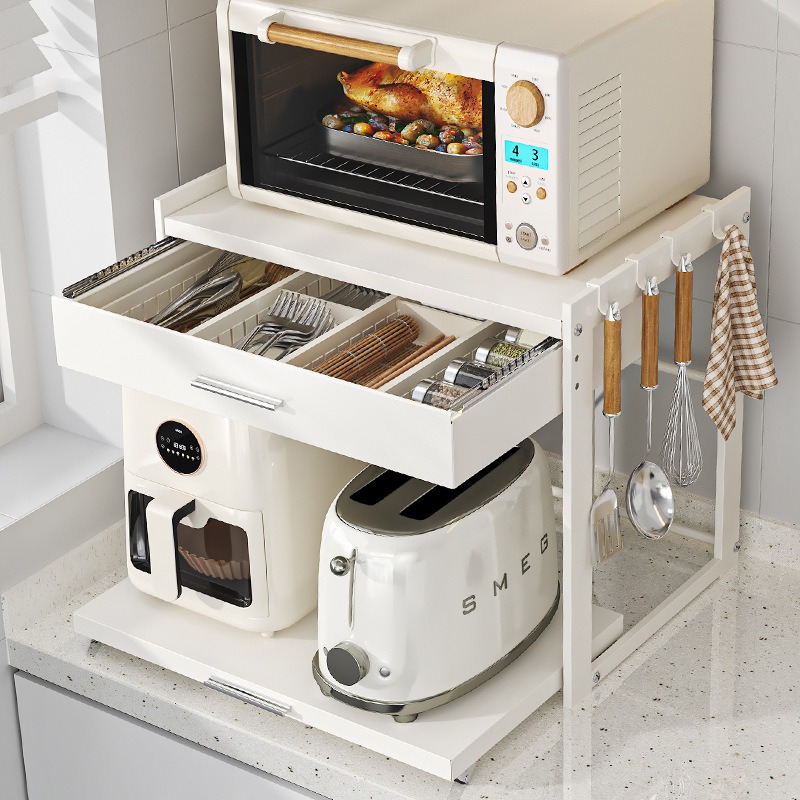 Rak Laci Geser Praktis, Penyan - Kitchen Baking Drawer ulasan dan harga