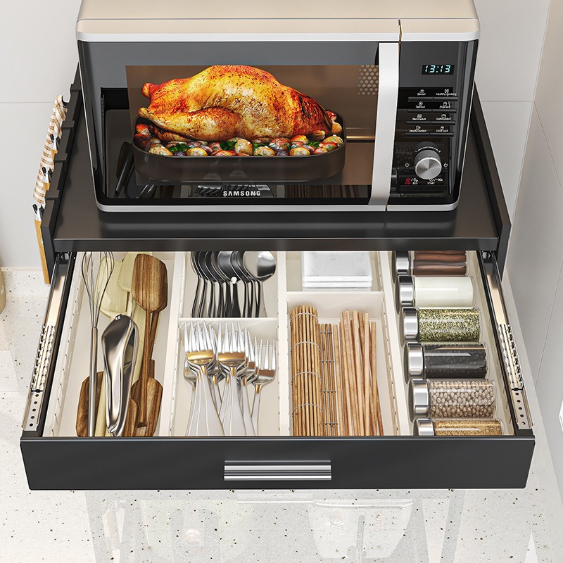 Rak Laci Geser Praktis, Penyan - Kitchen Baking Drawer ulasan dan harga