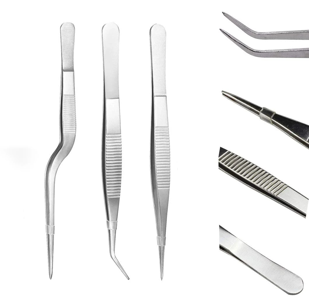 3/5/6 Buah Set Pinset Koki Pro - Kitchen Baking Kit ulasan dan harga
