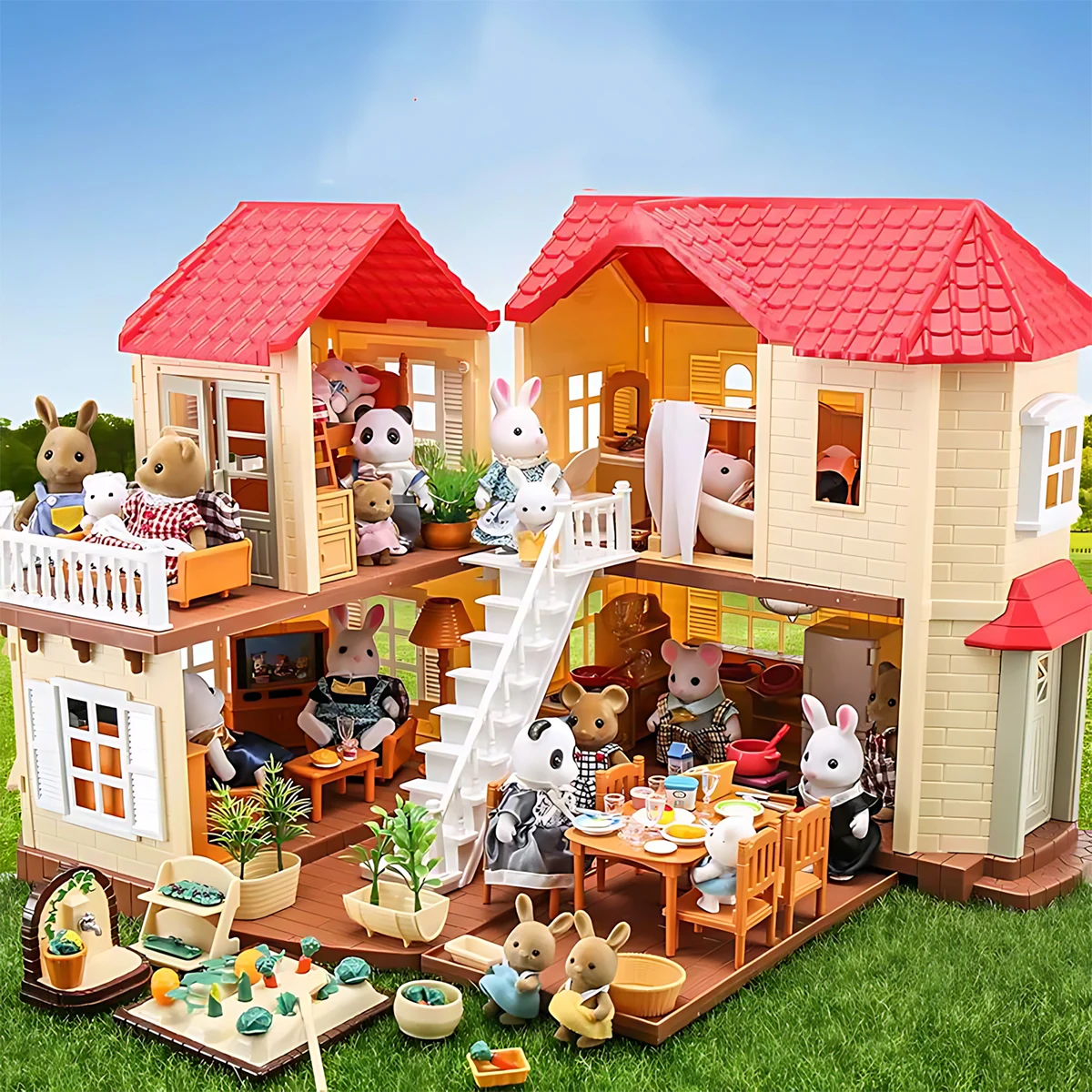 Furnitur Miniatur 1:12 Rumah B - Kitchen Queen ulasan dan harga