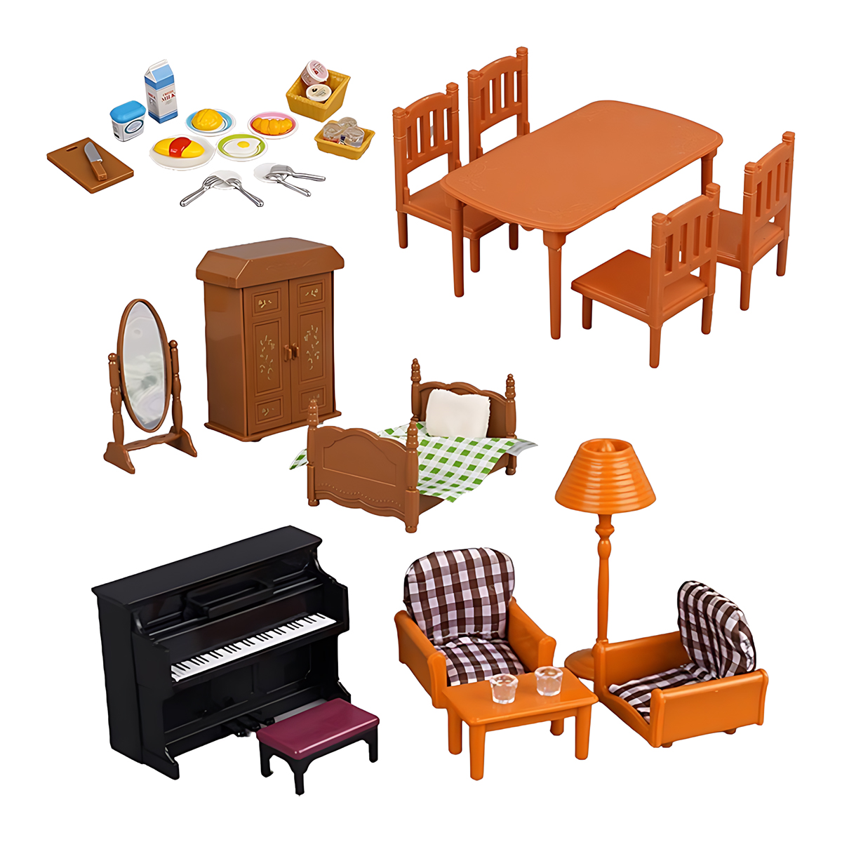 Furnitur Miniatur 1:12 Rumah B - Kitchen Queen ulasan dan harga