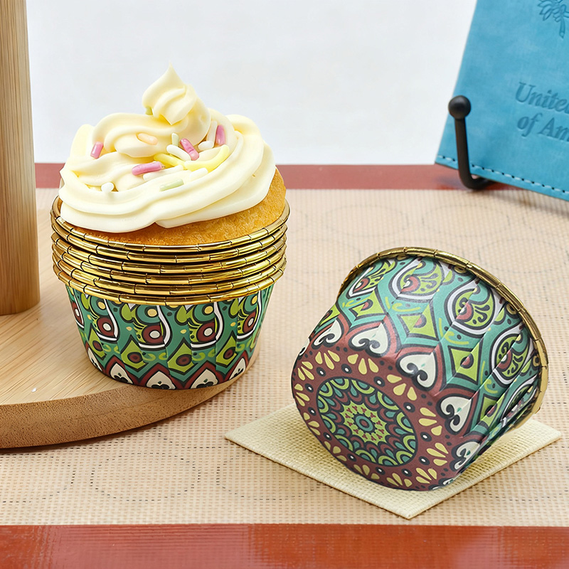50 Buah Cupcake Gaya Bohemian  - Kitchen Baking Mat ulasan dan harga