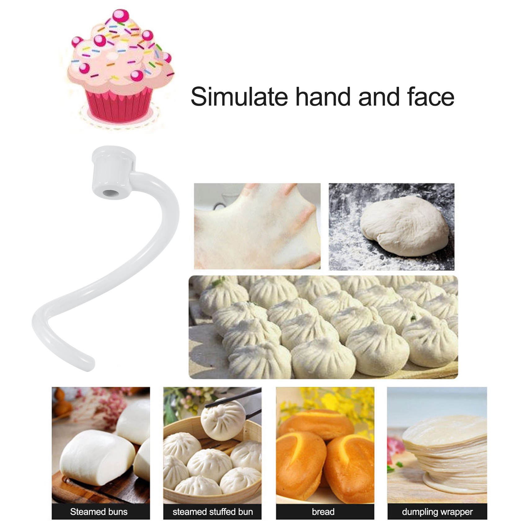 AEE6-Spiral Dough Hook Penggan - Kitchen Aid Baking Mixer ulasan dan harga